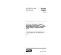 ISO/IEC 12088-4:1995, Information technology - Computer graphics and image processing - Image processing and interchange - Application program interface language bindings - Part 4: C