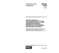 ISO/IEC 13242:1997, Information technology - Telecommunications and information exchange between systems - Private Integrated Services Network - ... Restriction Class additional network feature