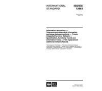ISO/IEC 13863:1998, Information technology - Telecommunications and information exchange between systems - Private Integrated Services Network - ... - Path replacement additional network feature