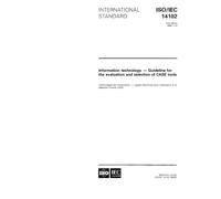 ISO/IEC 14102:1995, Information technology - Guideline for the evaluation and selection of CASE tools
