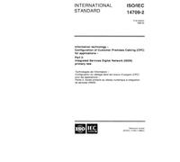 ISO/IEC 14709-2:1998, Information technology - Configuration of customer premises cabling (CPC) for applications - Part 2: ISDN primary access