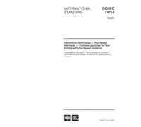 ISO/IEC 14754:1999, Information technology -- Pen-Based Interfaces -- Common gestures for Text Editing with Pen-Based Systems