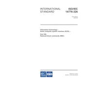 ISO/IEC 14776-326:2002, Information technology - Small Computer System Interface (SCSI) - Part 326: Reduced Block Commands (RBC)