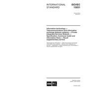 ISO/IEC 15051:2003, Information technology - Telecommunications and information exchange between systems - Private Integrated Services Network ... flows Recall supplementary service