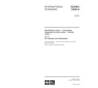 ISO/IEC 15693-2:2000, Identification cards -- Contactless integrated circuit(s) cards -- Vicinity cards -- Part 2: Air interface and initialization