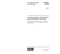 ISO/IEC 15718:1998, Information technology - Data interchamge on 8 mm wide magnetic tape cartridge - Helical scan recording - HH-1 format