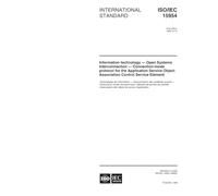 ISO/IEC 15954:1999, Information technology -- Open Systems Interconnection -- Connection-mode protocol for the Application Service Object Association Control Service Element