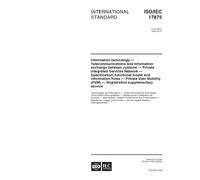 ISO/IEC 17875:2000, Information technology -- Telecommunications and information exchange between systems -- Private Integrated Services Network -- ... User Mobility (PUM) -- Registration suppl