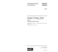 ISO/IEC 18028-4:2005, Information technology - Security techniques - IT network security - Part 4: Securing remote access