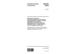 ISO/IEC 19459:2001, Information technology -- Telecommunications and information exchange between systems -- Private Integrated Services Network -- ... Step Call Transfer Supplementary Service