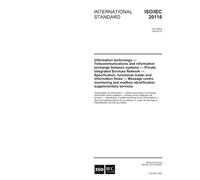 ISO/IEC 20116:2004, Information technology - Telecommunications and information exchange between systems - Private Integrated Services Network - ... monitoring and mailbox identification s