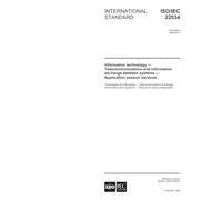 ISO/IEC 22534:2005, Information technology - Telecommunications and information exchange between systems - Application session services