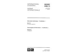 ISO/IEC 2382-13:1996, Information technology - Vocabulary - Part 13: Computer graphics