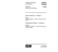 ISO/IEC 2382-28:1995, Information technology - Vocabulary - Part 28: Artificial intelligence - Basic concepts and expert systems