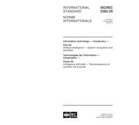 ISO/IEC 2382-29:1999, Information technology -- Vocabulary -- Part 29: Artificial intelligence -- Speech recognition and synthesis