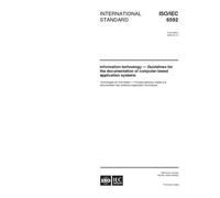ISO/IEC 6592:2000, Information technology - Guidelines for the documentation of computer-based application systems