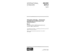 ISO/IEC 8473-2:1996, Information technology - Protocol for providing the connectionless-mode network service - Part 2: Provision of the underlying service by an ISO/IEC 8802 subnetwork