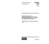 ISO/IEC 8482:1993, Information technology - Telecommunications and information exchange between systems - Twisted pair multipoint interconnections