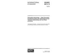 ISO/IEC 8613-14:1997, Information technology - Open Document Architecture (ODA) and interchange format: Temporal relationships and non-linear structures