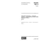 ISO/IEC 8651-4:1995, Information technology - Computer graphics - Graphical Kernel System (GKS) language bindings - Part 4: C