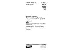 ISO/IEC 8802-5:1998, Information technology - Telecommunications and information exchange between systems - Local and Metropolitan Area Networks - ... method and physical layer specifications