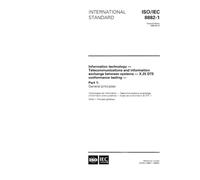 ISO/IEC 8882-1:1996, Information technology - Telecommunications and information exchange between systems - X.25 DTE conformance testing - Part 1: General principles