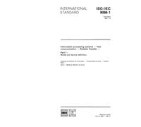 ISO/IEC 9066-1:1989, Information processing systems - Text communication - Reliable Transfer - Part 1: Model and service definition