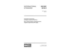 ISO/IEC 9318-4:2002, Information technology - Intelligent Peripheral Interface - Part 4: Device generic command set for magnetic tape drives (IPI-3 tape)