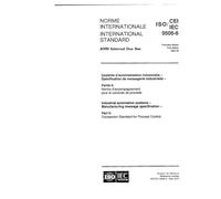 ISO/IEC 9506-6:1994, Industrial automation systems - Manufacturing message specification - Part 6 : Companion Standard for Process Control