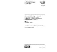 ISO/IEC 9592-2:1997, Information technology - Computer graphics and image processing - Programmers Hierarchical Interactive Graphics System (PHIGS) - Part 2: Archive file format'