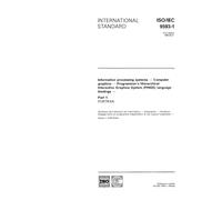 ISO/IEC 9593-1:1990, Information processing systems - Computer graphics - Programmers Hierarchical Interactive Graphics System (PHIGS) language bindings - Part 1: FORTRAN'