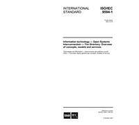 ISO/IEC 9594-1:2001, Information technology - Open Systems Interconnection - The Directory: Overview of concepts, models and services