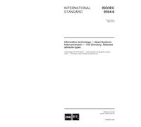 ISO/IEC 9594-6:2001, Information technology - Open Systems Interconnection - The Directory: Selected attribute types