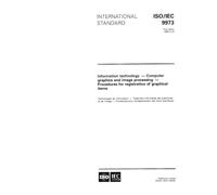 ISO/IEC 9973:1994, Information technology - Computer graphics and image processing - Procedures for registration of graphical items