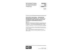 ISO/IEC ISP 10609-17:1998, Information technology - International Standardized Profiles TB, TC, TD and TE - Connection-mode Transport Service over Connection-mode Network Service-