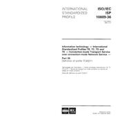 ISO/IEC ISP 10609-36:1995, Information technology - International Standardized Profiles TB, TC, TD and TE - Connection-mode Transport Service over ... - Part 36: Definition of profile TC43211
