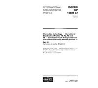 ISO/IEC ISP 10609-37:1995, Information technology - International Standardized Profiles TB, TC, TD and TE - Connection-mode Transport Service over ... - Part 37: Definition of profile TC43212