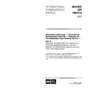 ISO/IEC ISP 10613-6:1995, Information technology - International Standardized Profile RA - Relaying the Connectionless-mode Network Service - Part 6: ... Network Service between CSMA/CD LAN subne