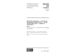 ISO/IEC ISP 11184-1:1995, Information technology - International Standardized Profiles FVT1nn - Virtual Terminal Basic Class - Register of ... FVT122 - S-mode Forms and Paged VTE-profiles