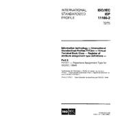 ISO/IEC ISP 11186-2:1996, Information technology - International Standardized Profiles FVT3nn - Virtual Terminal Basic Class - Register of attribute ... Repertoire Assignment Type for ISO/IEC 10646