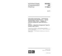 ISO/IEC ISP 11186-3:2000, Information technology - International Standardized Profiles FVT3nn - Virtual Terminal Basic Class - Register of attribute ... Assignment Type for ISO/IEC 2022 Level 2