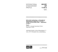 ISO/IEC ISP 11187-5:1996, Information technology - International Standardized Profiles AVT1n, AVT2n - Virtual Terminal Basic Class - Application ... A-mode Generalized Telnet Application Profile