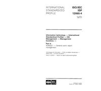 ISO/IEC ISP 12060-4:1995, Information technology - International Standardized Profiles - OSI Management - Management functions - Part 4: AOM221 - General event report management