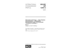 ISO/IEC ISP 12061-2:1995, Information technology - Open Systems Interconnection - International Standardized Profiles: OSI Distributed Transaction Processing - Part 2: Support of OSI TP APDUs
