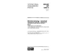 ISO/IEC ISP 12067-3:1996, Information technology - International Standardized Profile RB - Relaying the connection-mode Network Service - Part 3: PSDN ... for virtual calls over a permanent access