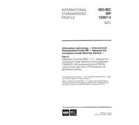 ISO/IEC ISP 12067-4:1996, Information technology - International Standardized Profile RB - Relaying the connection-mode Network Service - Part 4: ... Service between CSMA/CD LAN subnetworks