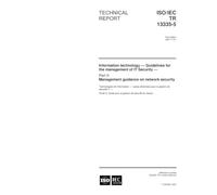 ISO/IEC TR 13335-5:2001, Information technology - Guidelines for the management of IT Security - Part 5: Management guidance on network security