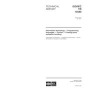 ISO/IEC TR 15580:2001, Information technology -- Programming languages -- Fortran -- Floating-point exception handling