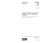 ISO/IEC TR 15581:2001, Information technology -- Programming languages -- Fortran -- Enhanced data type facilities