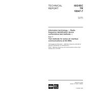 ISO/IEC TR 18047-7:2005, Information technology - Radio frequency identification device conformance test methods - Part 7: Test methods for active air interface communications at 433 MHz